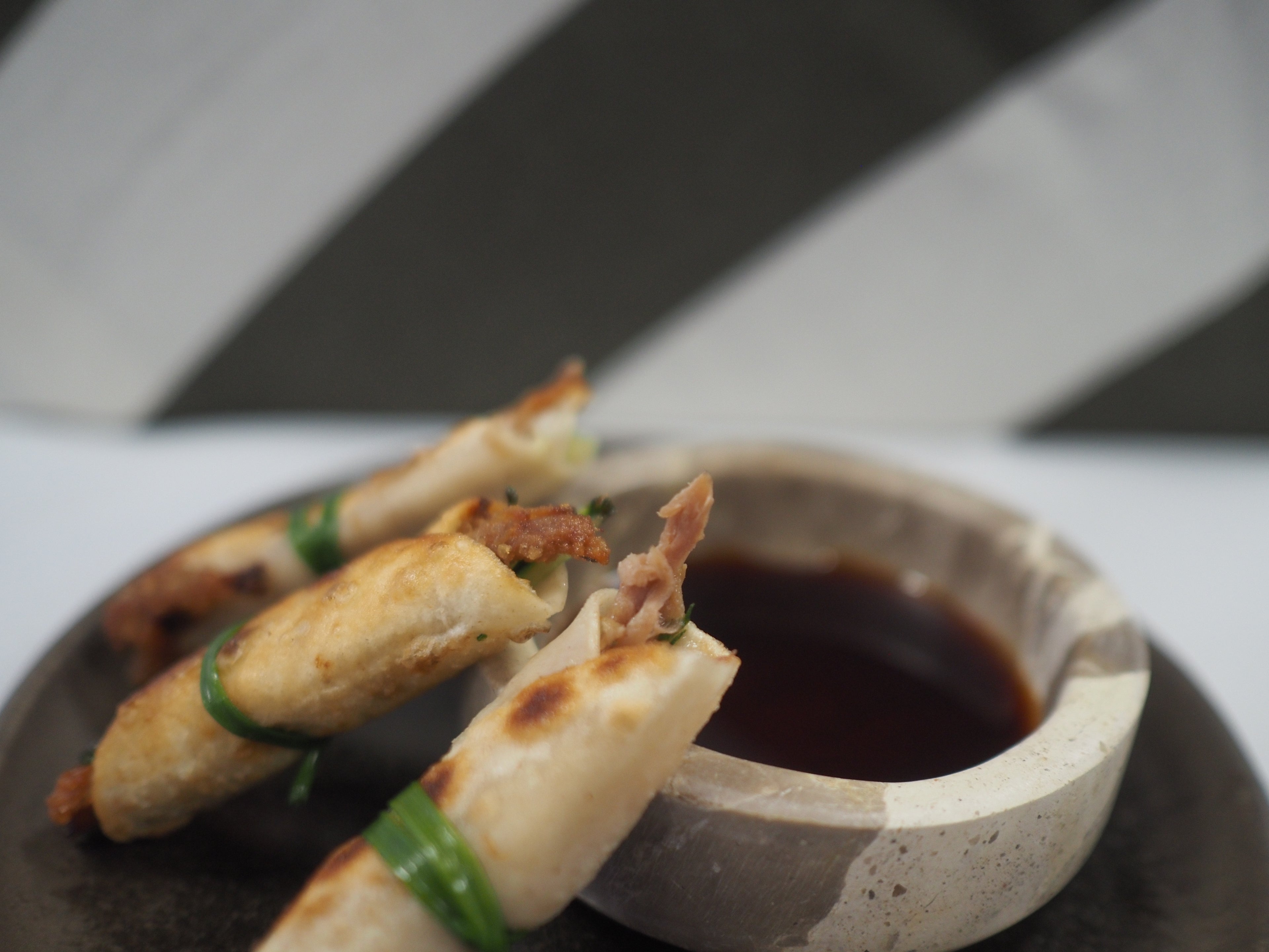 Crispy Duck Pancake Canapé
