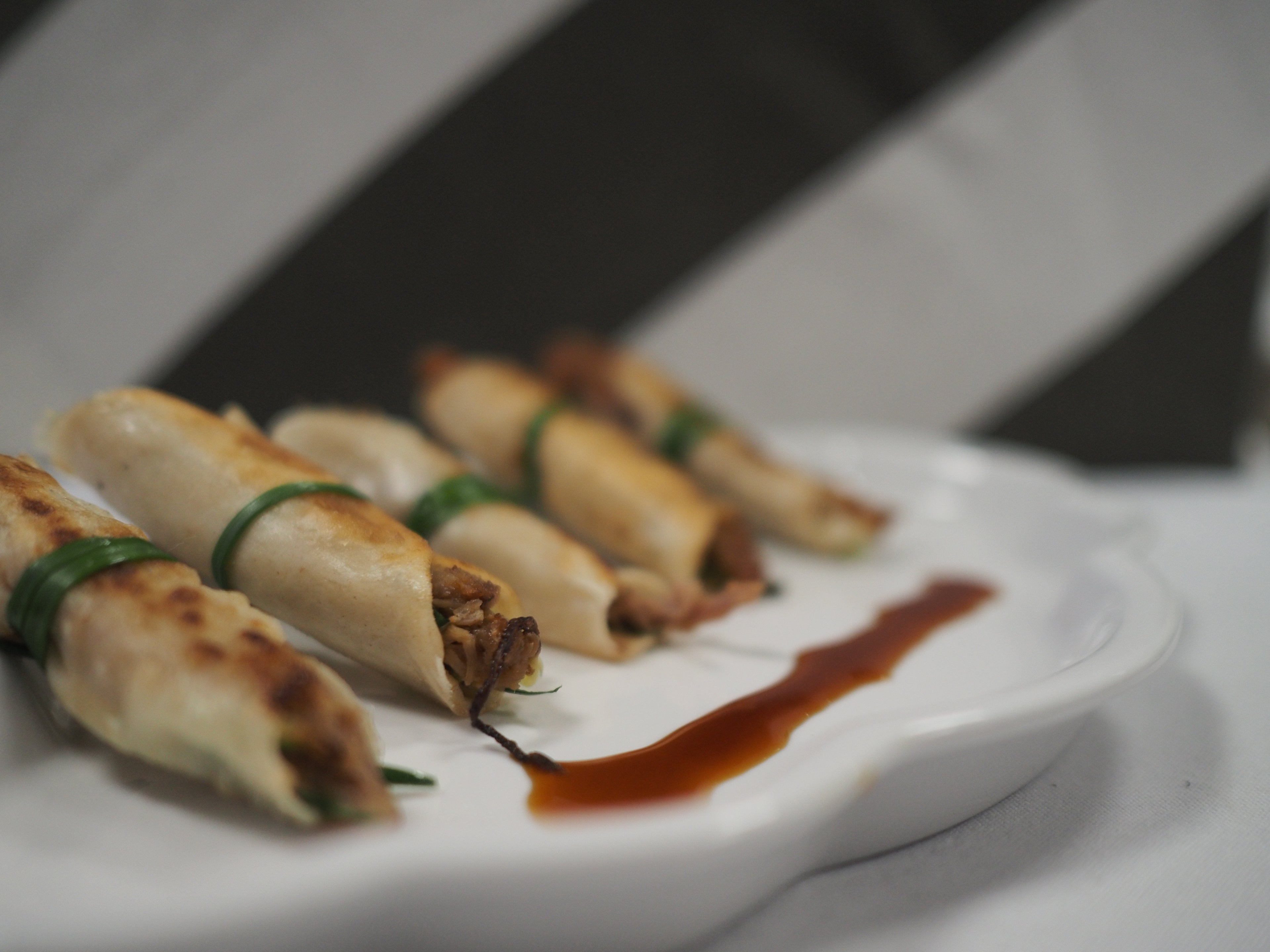 Crispy Duck Pancake Canapé