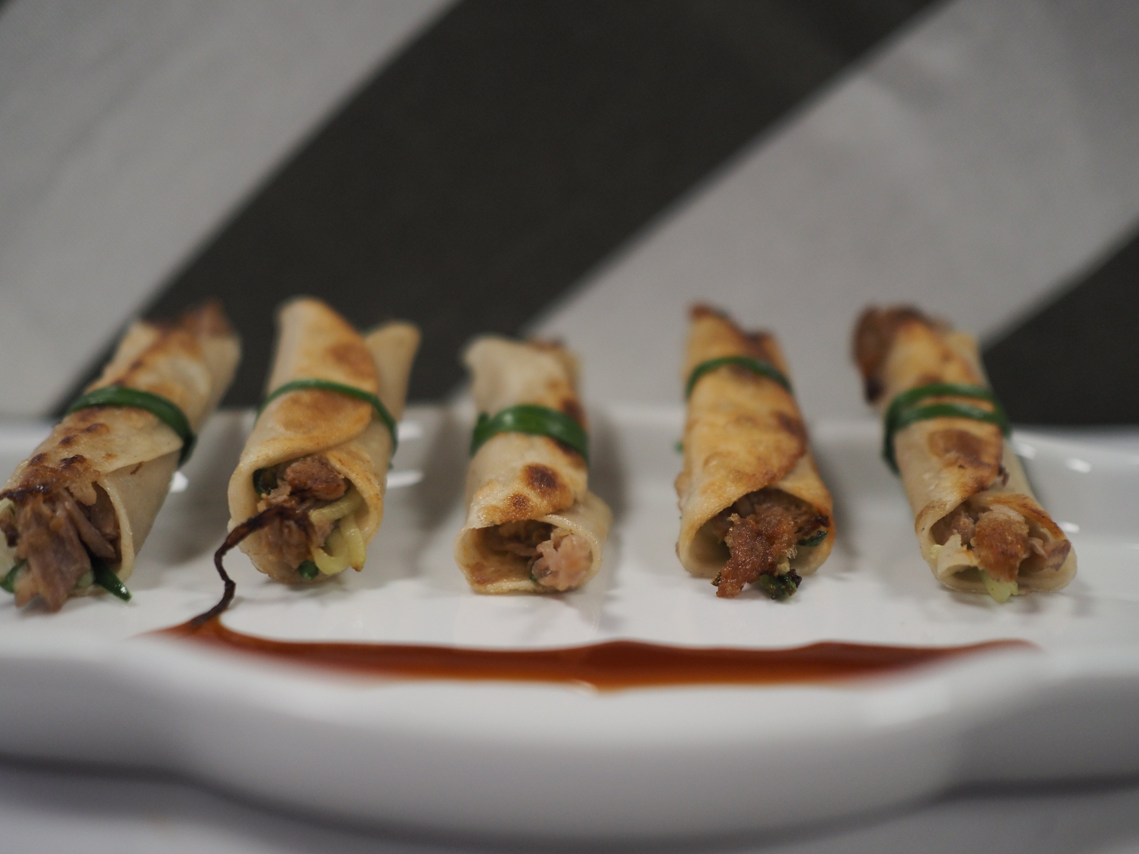 Crispy Duck Pancake Canapé