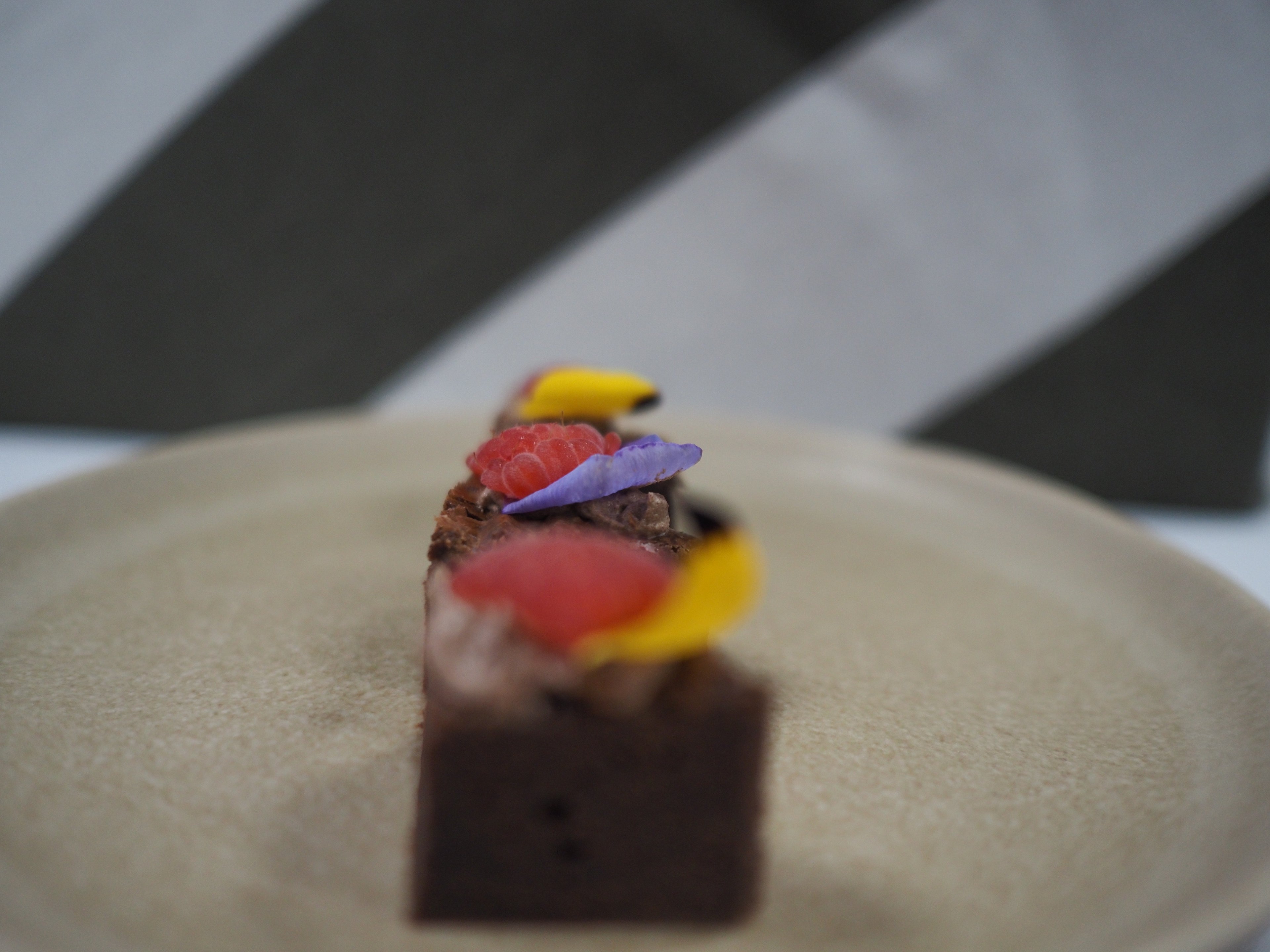 Vegan Chocolate and Raspberry Brownie