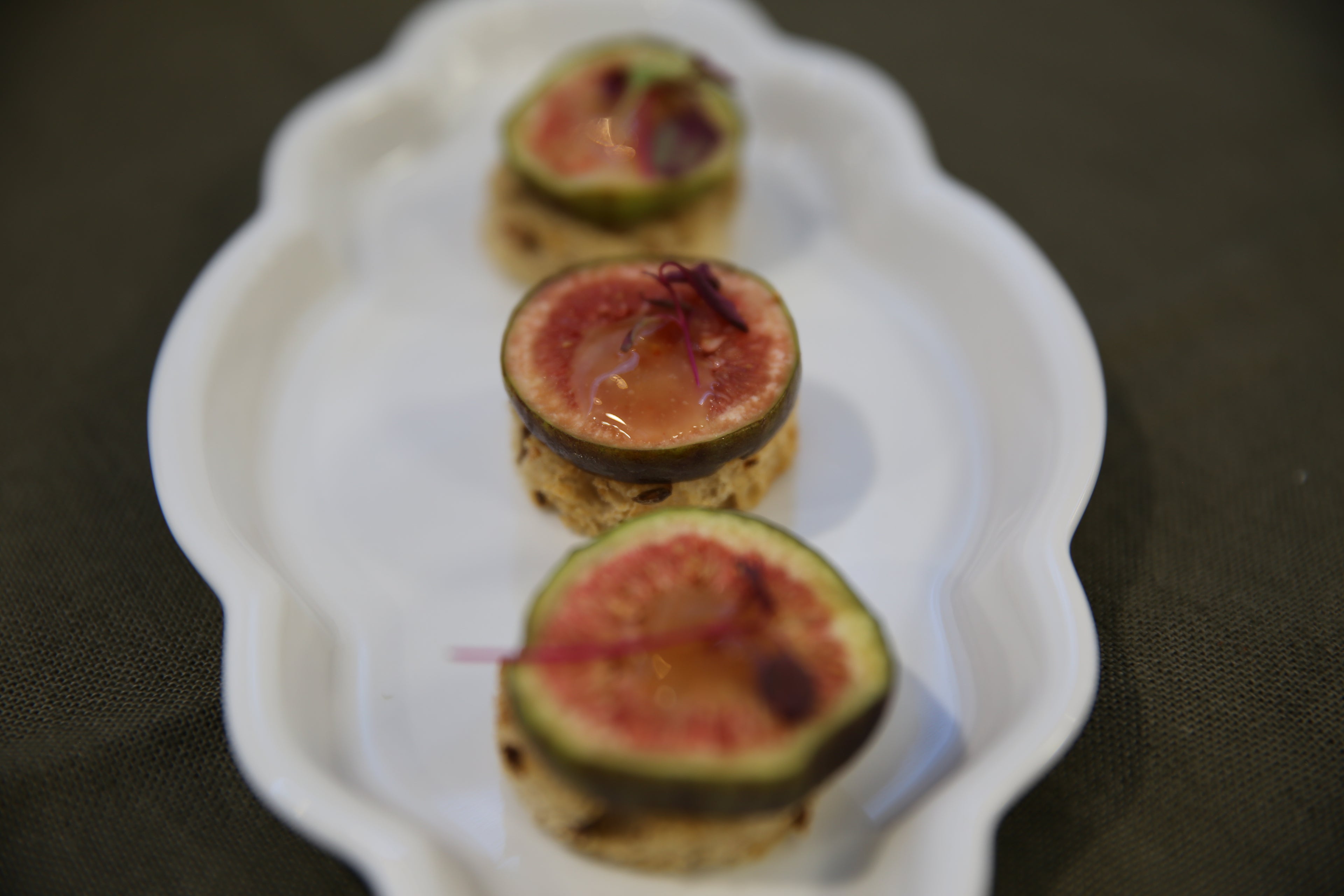 Sweet Chilli Fig Canapé