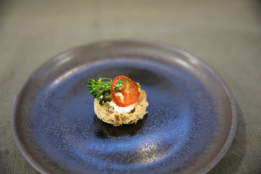 Charred Broccoli and Ricotta Crostini