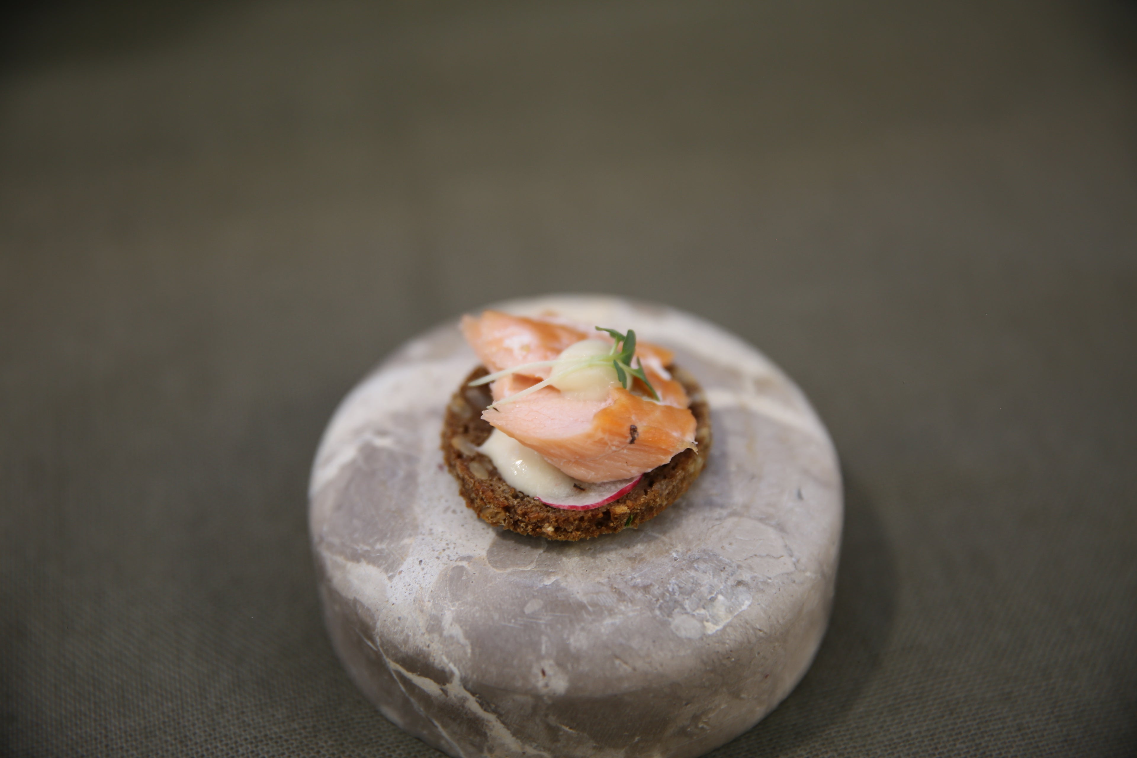 Smoked Trout and Horseradish on Rye
