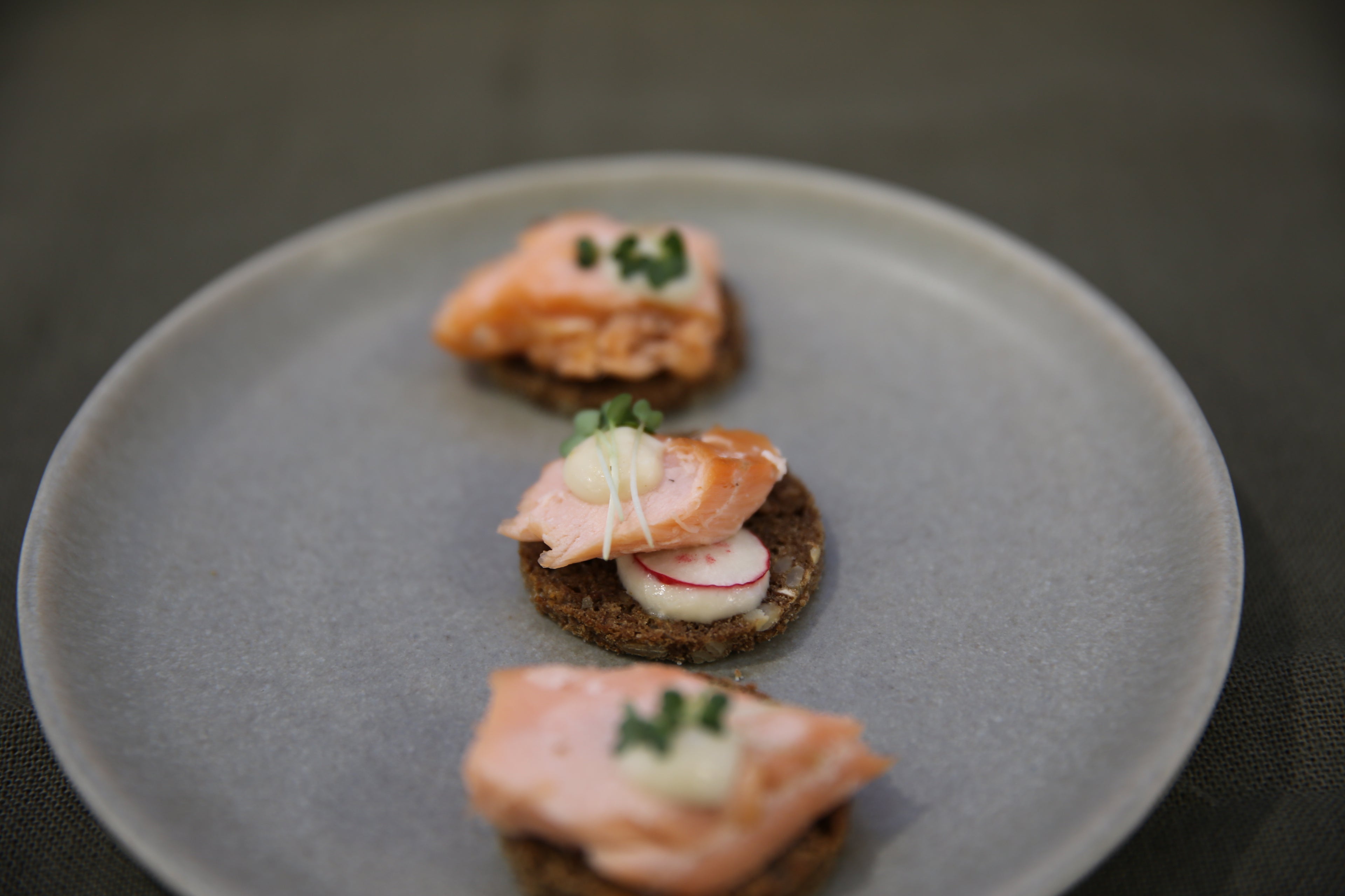 Smoked Trout and Horseradish on Rye