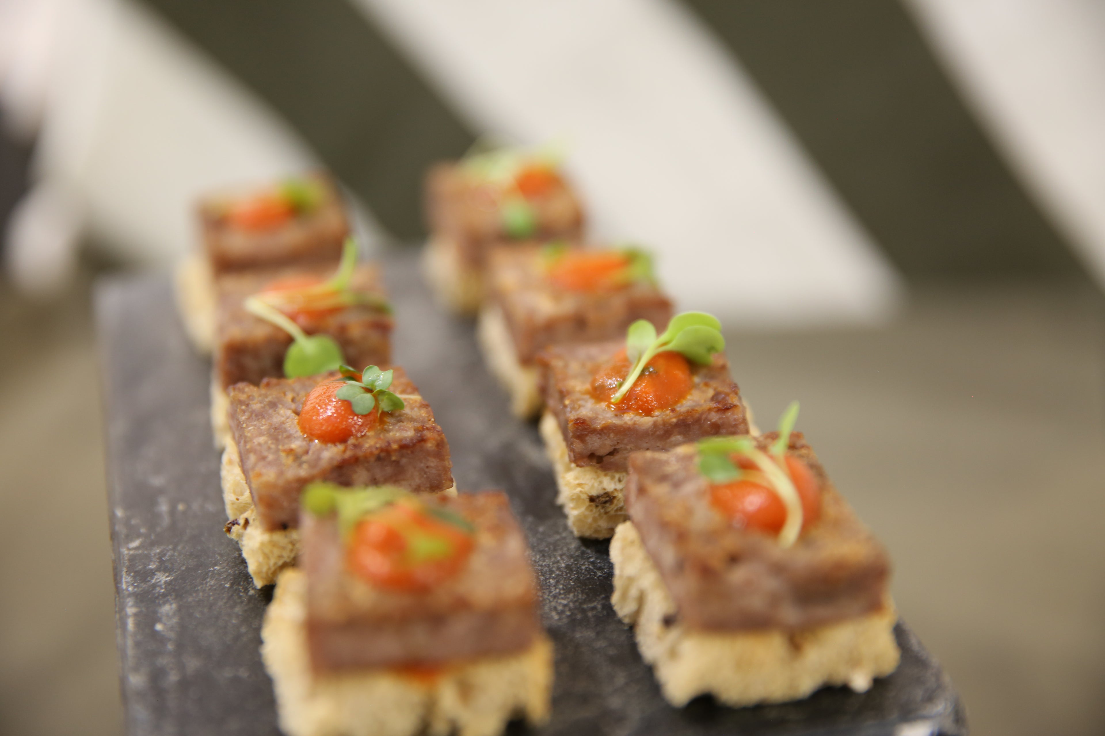 Mini Open-Faced Meatloaf Sandwiches